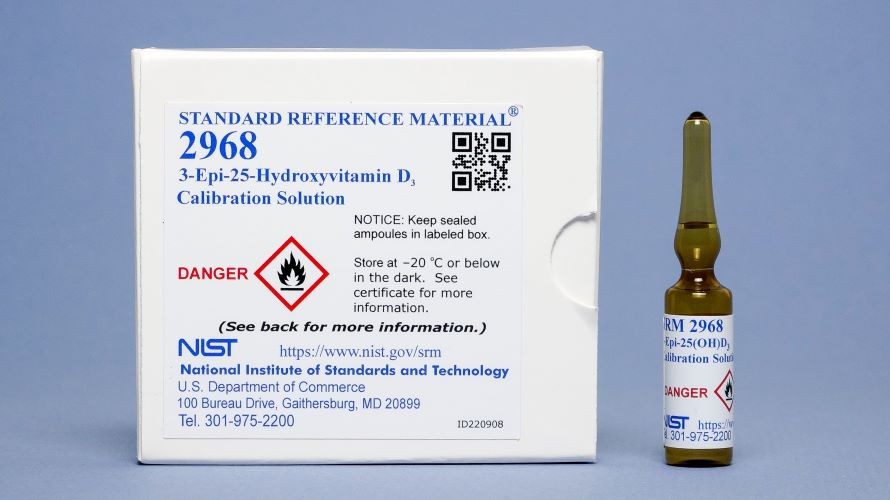 SRM 2970  人血清中的維生素D代謝物（25-羥基維生素 D2 高水平）標(biāo)準(zhǔn)品