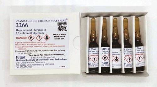 SRM 2266   2，2，4三甲基戊烷中的厚樸烷和甾烷標準品
