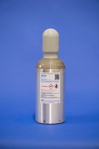 SRM 1681b 氮氣中的一氧化碳(公稱量-物質(zhì)分數(shù)1000毫微升/摩爾)